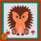 Hedgehog Cross Stitch Pattern