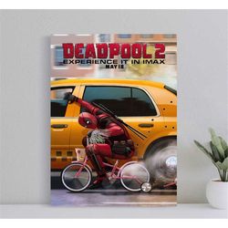 deadpool 2 movie poster, wall art film print,