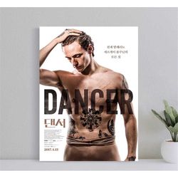 dancer movie poster, wall art film print, art
