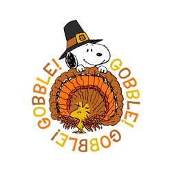 thanksgiving gobble snoopy and woodstock svg cricut files