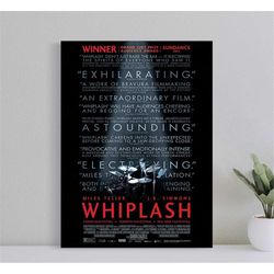 whiplash film classic movie poster, wall art film