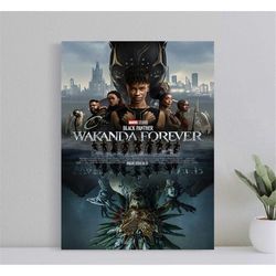 black panther wakanda forever (2023) movie poster, wall