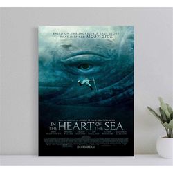 in the heart of the sea movie poster,