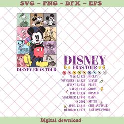 Mickey And Friends Disney Eras Tour PNG Download File