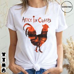 vintage art chiken alice in chains doristino awesome shirts