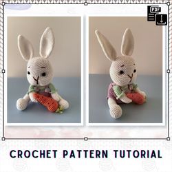 Adorable Carrot-Loving Bunny Crochet Pattern for Creative Crafting