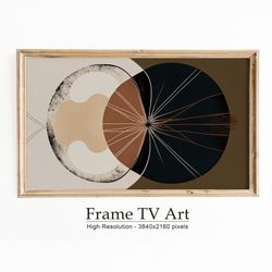 boho samsung frame tv art, samsung frame tv art abstract modern shapes, neutral digital tv download.jpg