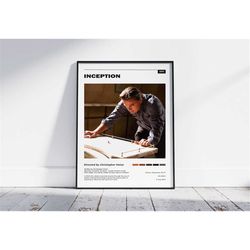 inception poster | christopher nolan | minimalist movie