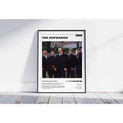 the sopranos poster | minimalist movie poster |