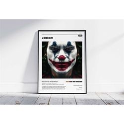 joker poster, todd phillips, joker movie poster, minimalist