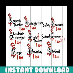 dr seuss svg bundle, dr seuss svg, cat in the hat svg, read across america, dr seuss quotes, college counselor svg, coun