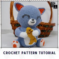 Cat Who Loves the Fish Crochet Pattern: Adorable DIY Handcraft for Beginners
