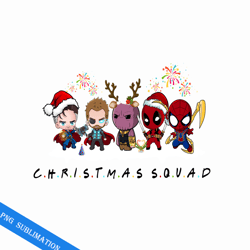 avengers christmas squad movies png