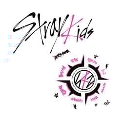 vintage stray kids members rockstar album svg cricut files