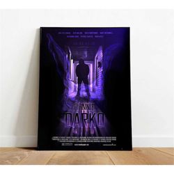 donnie darko poster, canvas wall art, rolled canvas