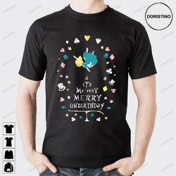 vintage alice unbirthday alice in wonderland doristino limited edition t-shirts