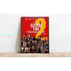 red dead redemption 2 poster- 22 models- red