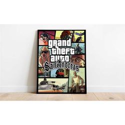 gta poster - gta san andreas poster -