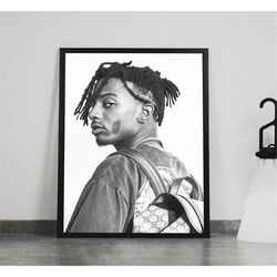 playboi carti poster, canvas wall art, rolled canvas