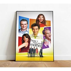 how i met your mother poster, canvas wall