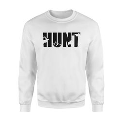 hunting shirts crew neck sweatshirt, bow hunting, rifle hunting, archery shirts for men women &8211 nqs1286