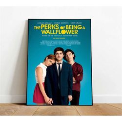the perks of being a wallflower poster, canvas
