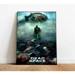 dead space poster, canvas wall art, rolled canvas