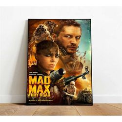 mad max fury road poster, canvas wall art,