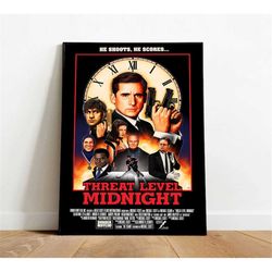threat level midnight poster, canvas wall art, rolled