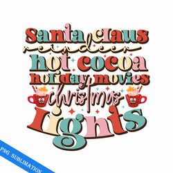 santa claus retro christmas svg