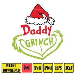 grinch svg, grinch christmas svg, grinch clipart files, cricut and silhouette files digital file (1)
