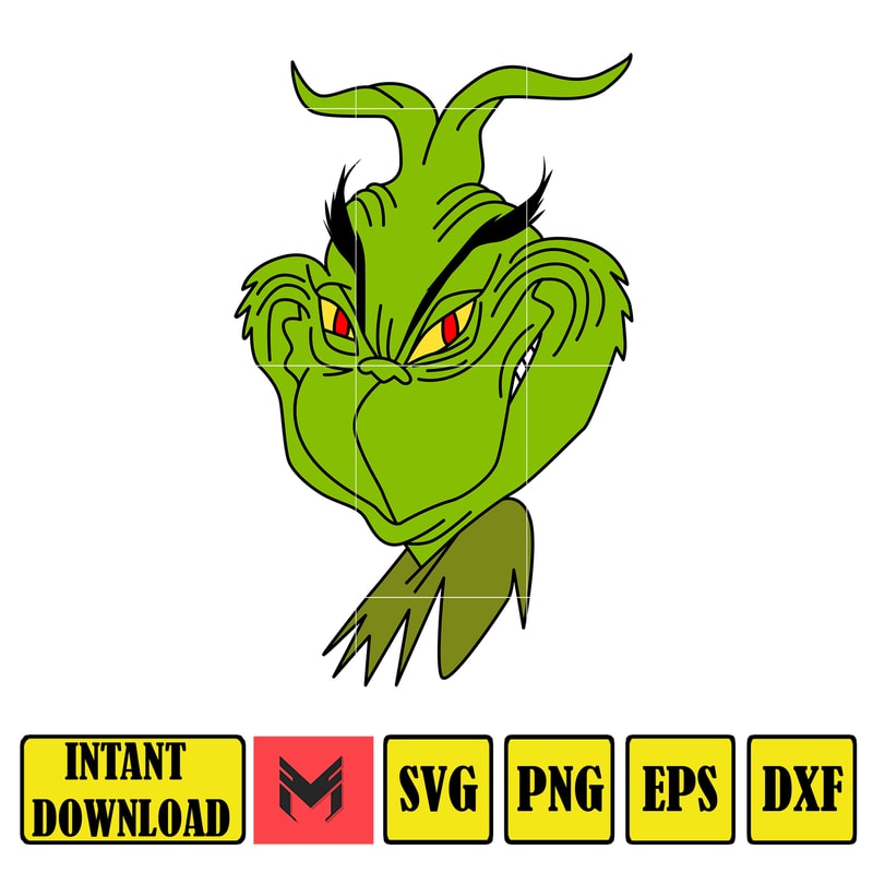 Grinch Svg, Grinch Christmas Svg, Grinch Clipart Files, Cricut and Silhouette Files Digital File (13).jpg