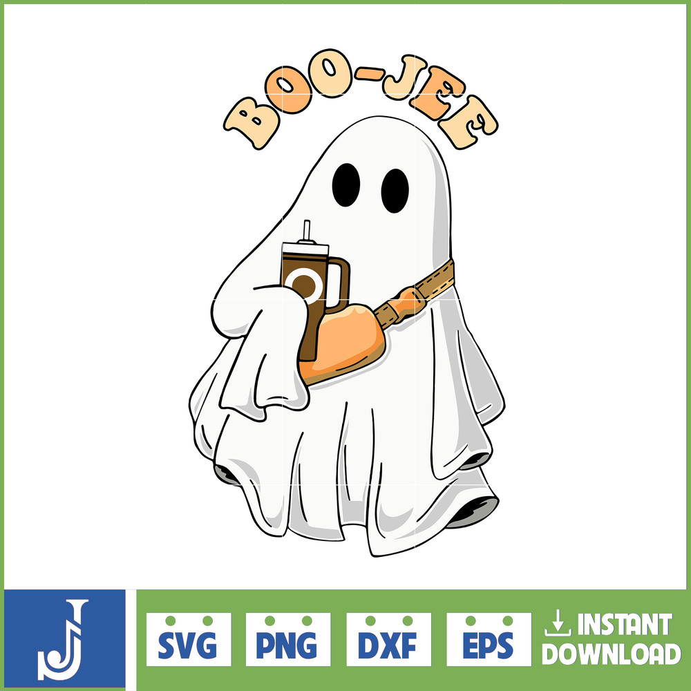 Boo-Jee Stanley Tumbler Inspired Ghost Svg, Fall Sublimation Design For T-Shirt Printing Sticker Spooky Halloween Svg (3).jpg