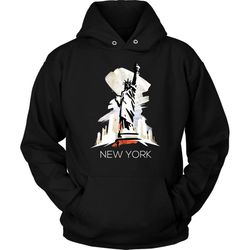 nyc love new york state flag statue of liberty hoodie