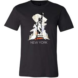 nyc love new york state flag statue of liberty t-shirt