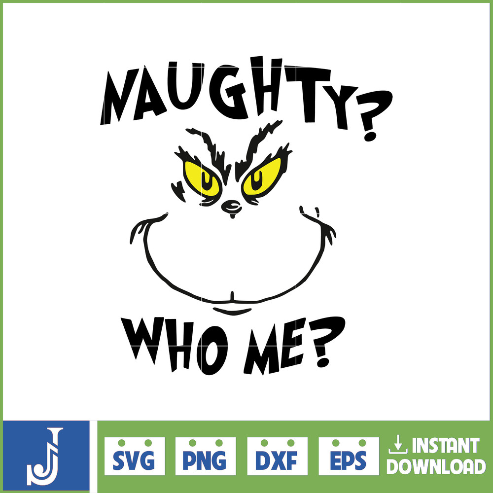 Grinch Svg, Grinch Christmas Svg, Grinch Clipart Files, Cricut and Silhouette Files Digital File (161).jpg