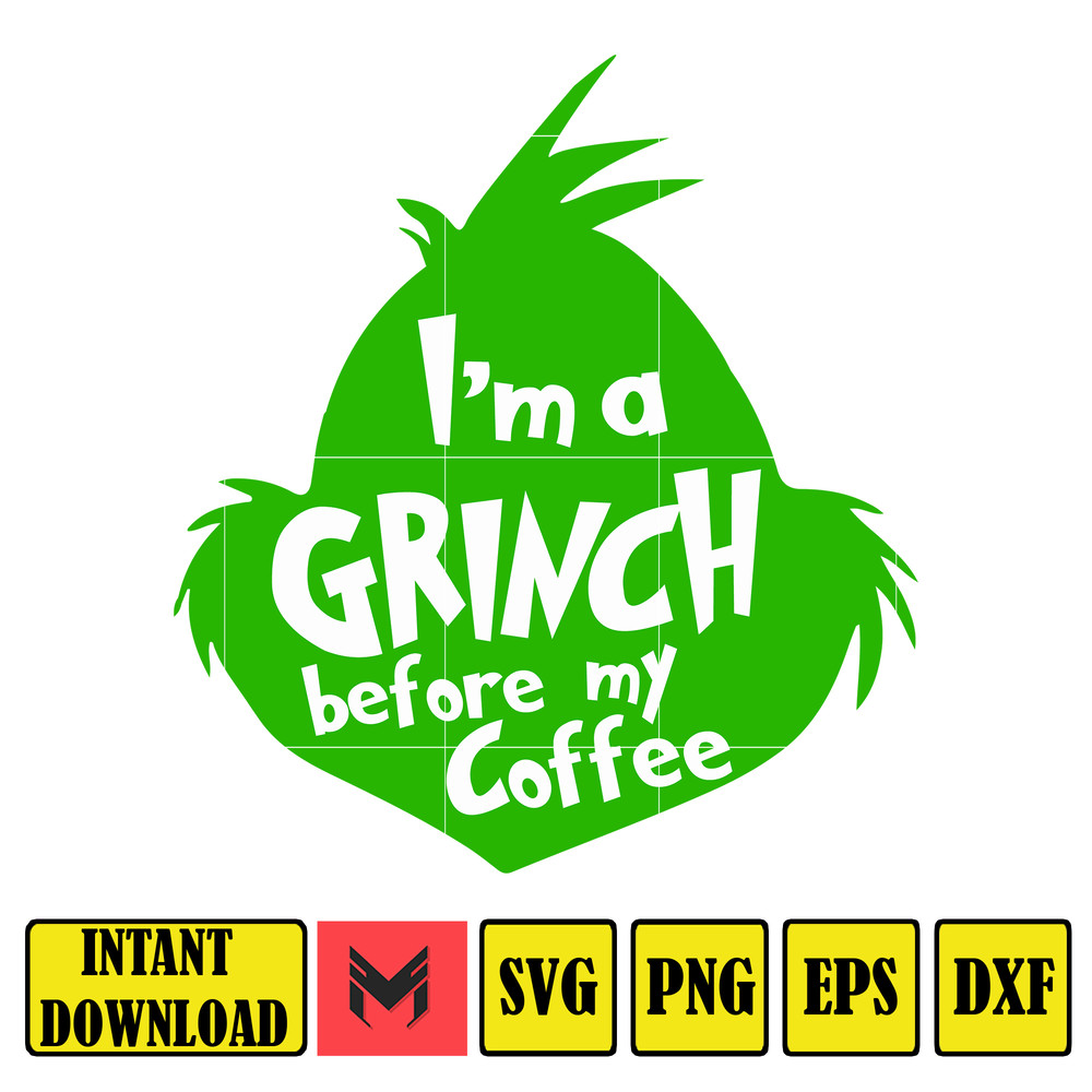 Grinch Svg, Grinch Christmas Svg, Grinch Clipart Files, Cricut and Silhouette Files Digital File (84).jpg