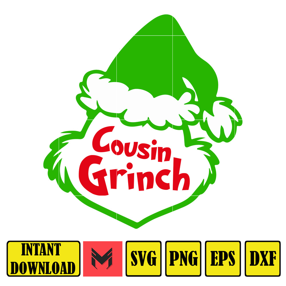 Grinch Svg, Grinch Christmas Svg, Grinch Clipart Files, Cricut and Silhouette Files Digital File (85).jpg