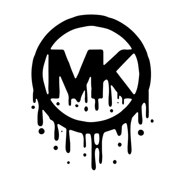 Mk Emblem Dripping Michael Kors Logo Svg, MK Logo Svg, Dripping Logo S | Inspire ...