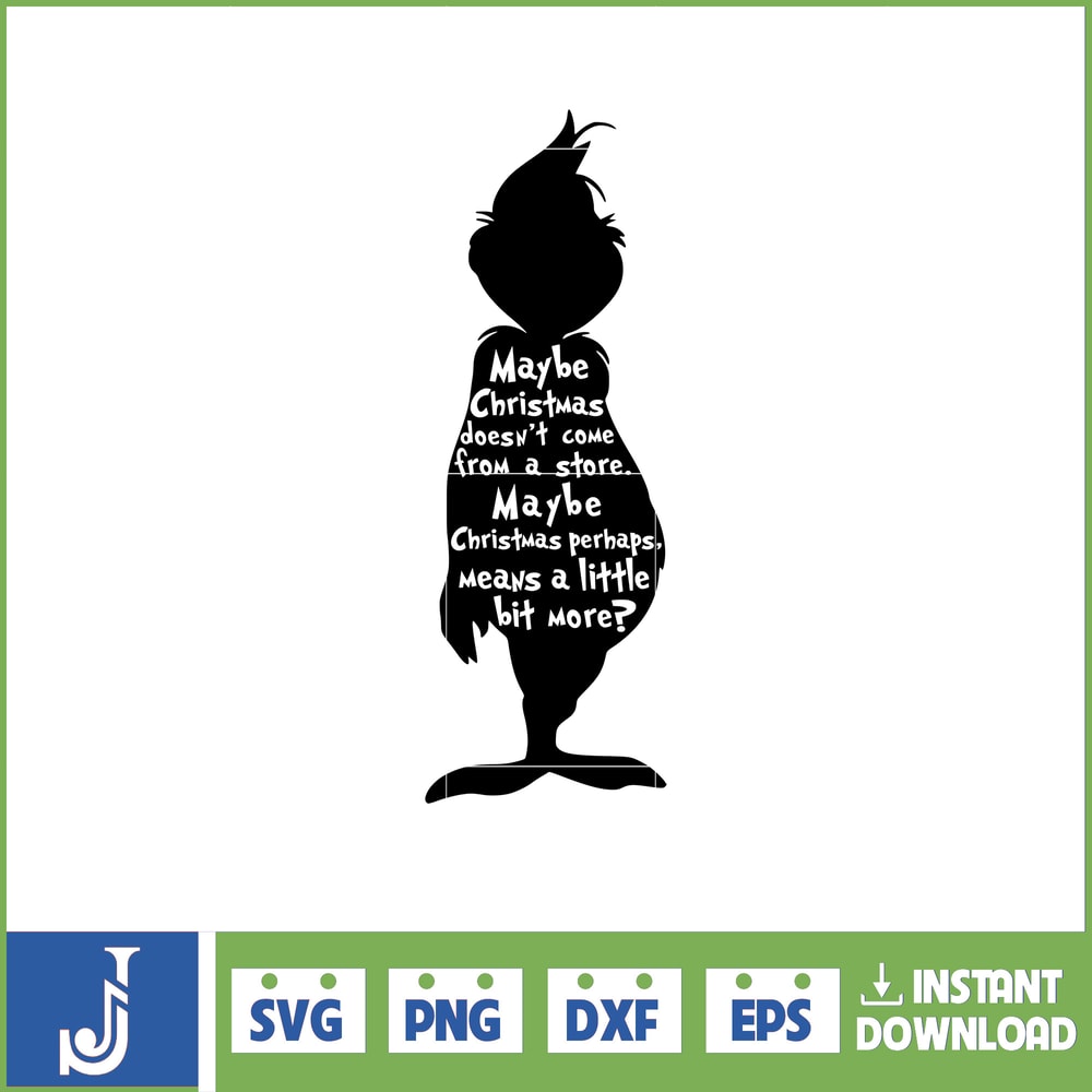 Grinch Svg, Grinch Christmas Svg, Grinch Clipart Files, Cricut and Silhouette Files Digital File (190).jpg
