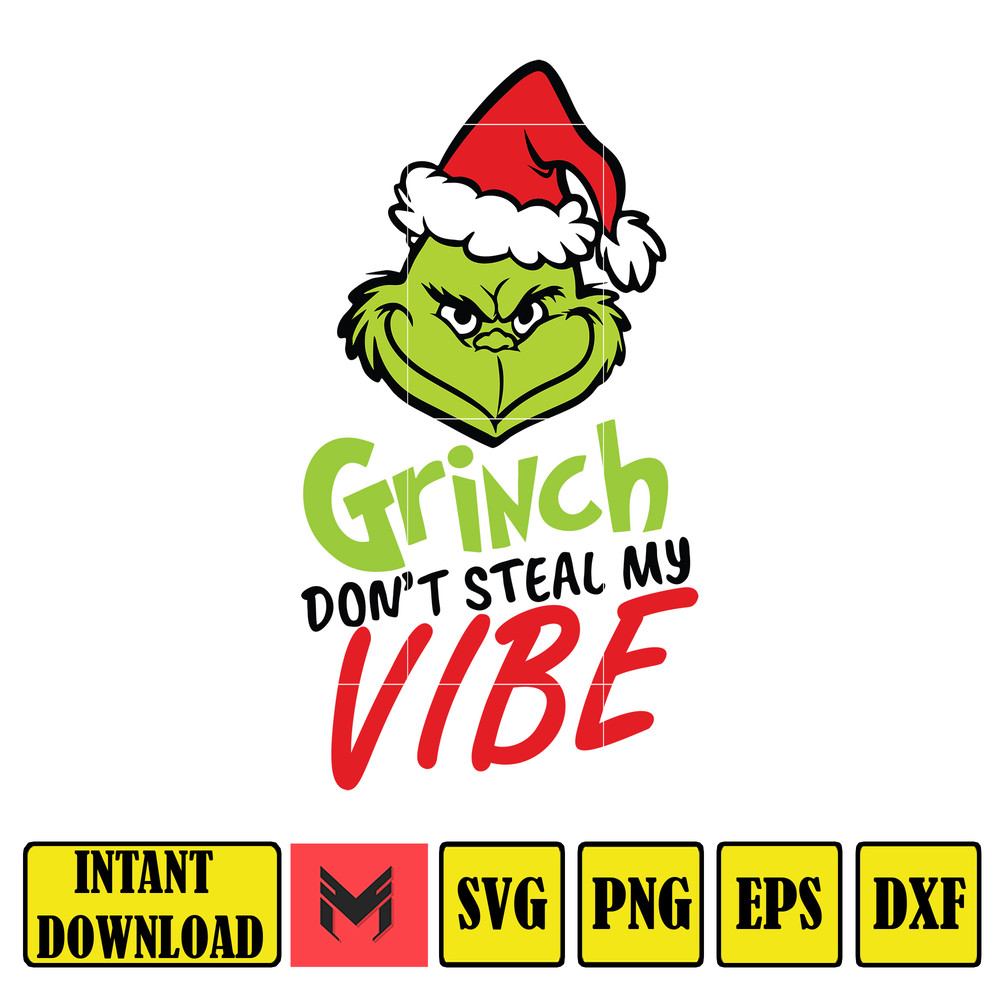 Grinch Svg, Grinch Christmas Svg, Grinch Clipart Files, Cricut and Silhouette Files Digital File (124).jpg