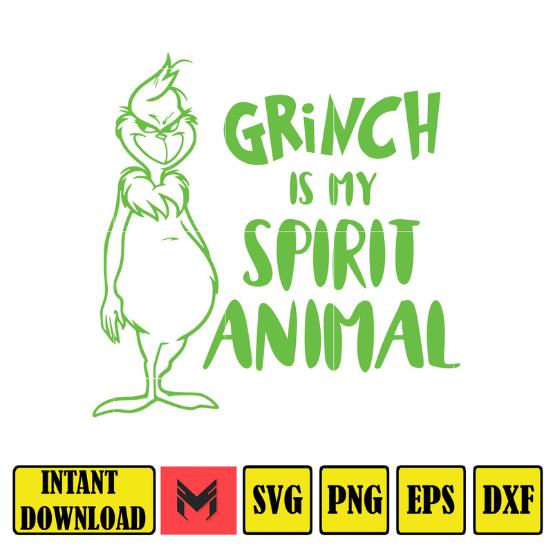 Grinch Svg, Grinch Christmas Svg, Grinch Clipart Files, Cricut and Silhouette Files Digital File (125).jpg