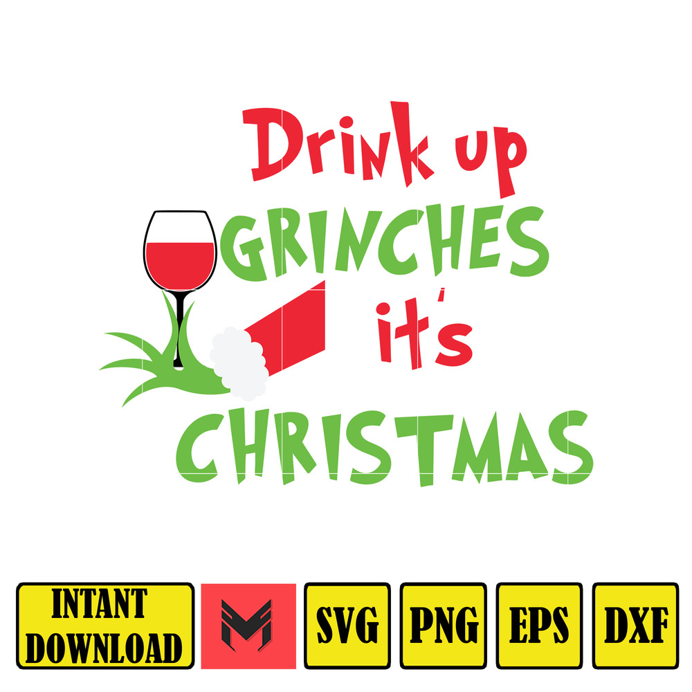 Grinch Svg, Grinch Christmas Svg, Grinch Clipart Files, Cricut and Silhouette Files Digital File (132).jpg