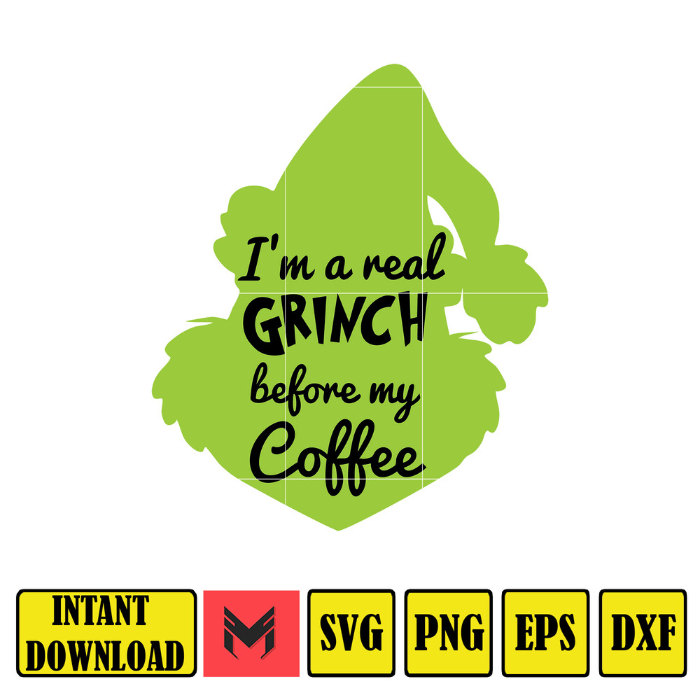 Grinch Svg, Grinch Christmas Svg, Grinch Clipart Files, Cricut and Silhouette Files Digital File (135).jpg