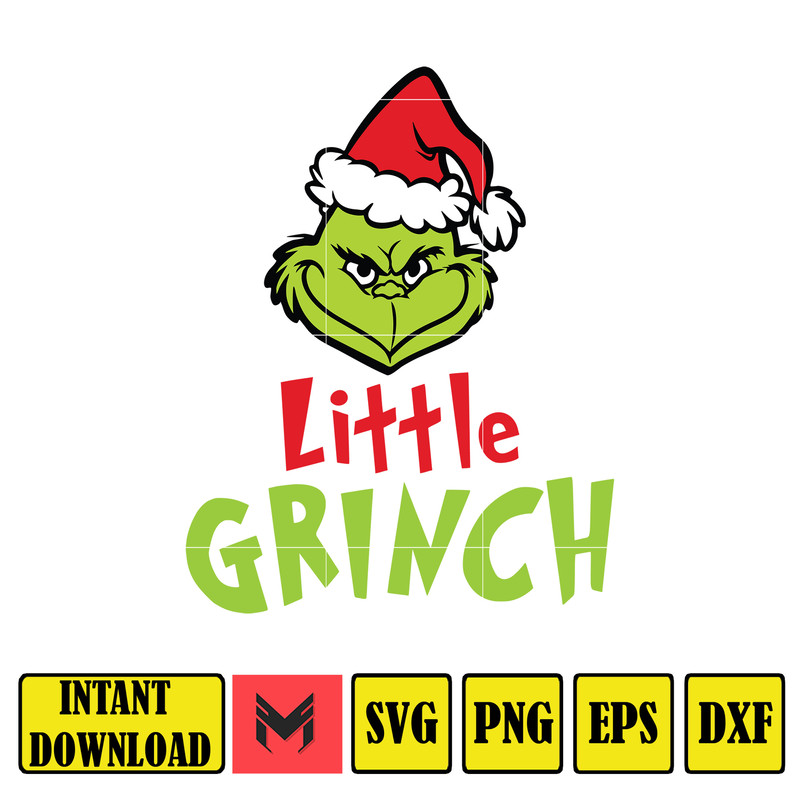 Grinch Svg, Grinch Christmas Svg, Grinch Clipart Files, Cricut and Silhouette Files Digital File (147).jpg