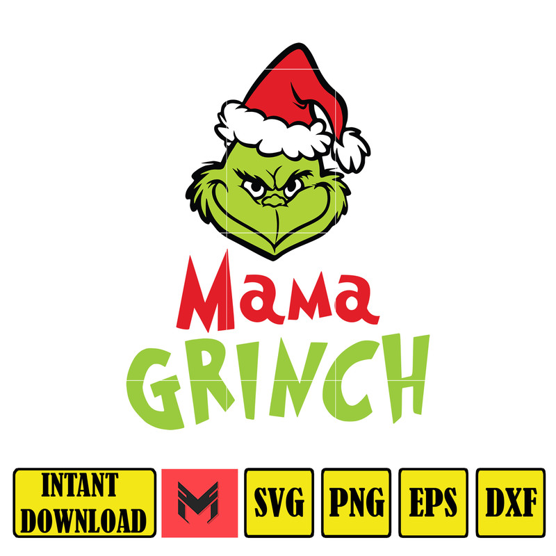 Grinch Svg, Grinch Christmas Svg, Grinch Clipart Files, Cricut and Silhouette Files Digital File (148).jpg