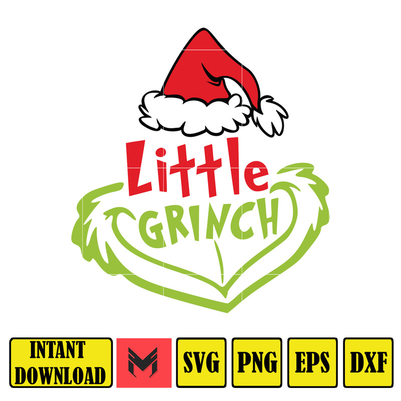 Grinch Svg, Grinch Christmas Svg, Grinch Clipart Files, Cricut and Silhouette Files Digital File (150).jpg