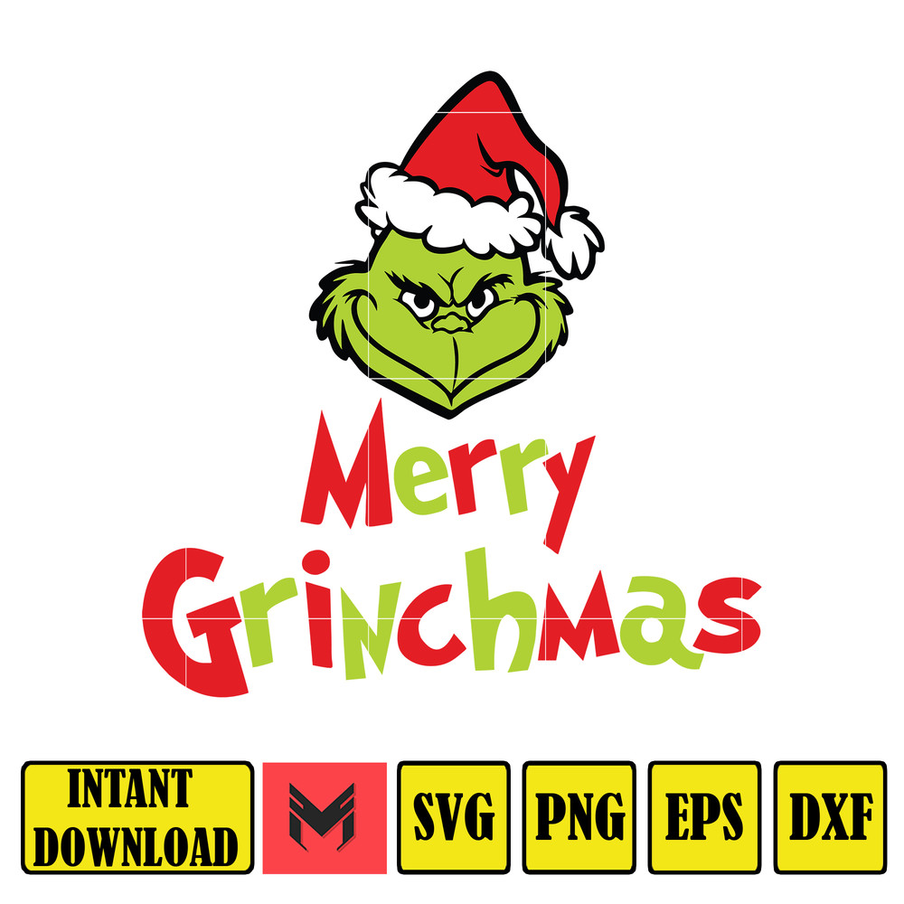 Grinch Svg, Grinch Christmas Svg, Grinch Clipart Files, Cricut and Silhouette Files Digital File (168).jpg