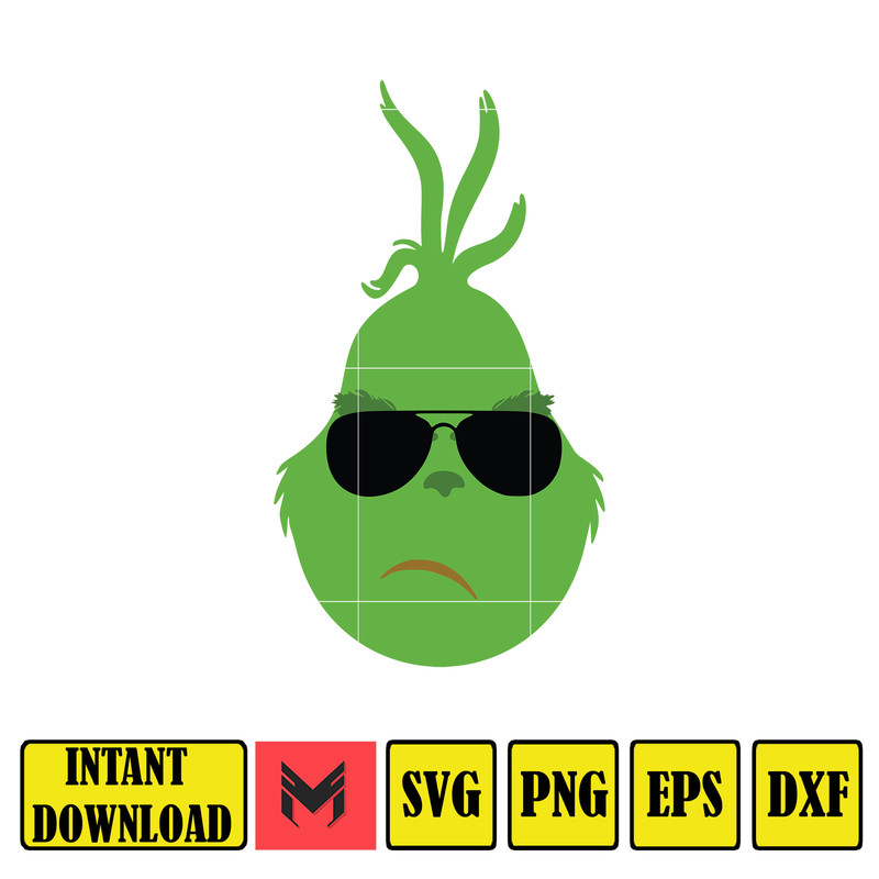 Grinch Svg, Grinch Christmas Svg, Grinch Clipart Files, Cricut and Silhouette Files Digital File (171).jpg