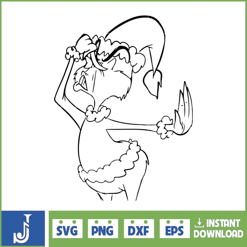 Grinch Svg, Grinch Christmas Svg, Grinch Clipart Files, Cricut and Silhouette Files Digital File (36).jpg